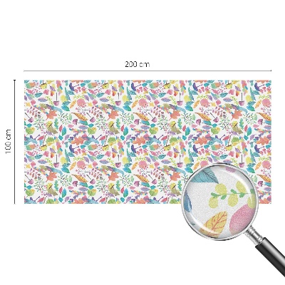 Frosted glass film stained glass effect Colorful composition