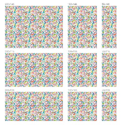 Frosted glass film stained glass effect Colorful composition