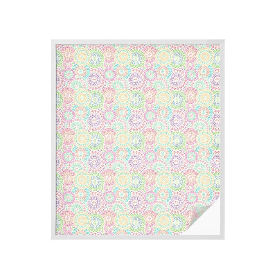 Privacy window film Colorful mandalas