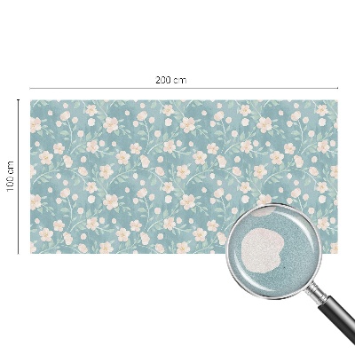 Patterned window film Pastel flowers
