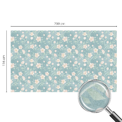 Patterned window film Pastel flowers