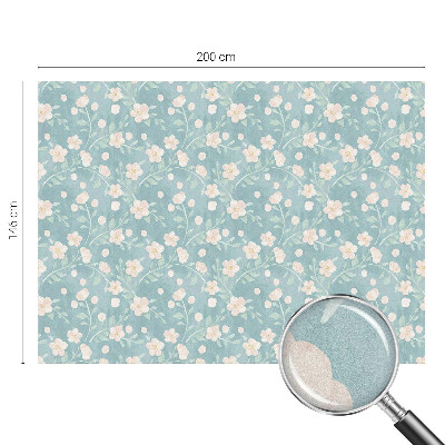 Patterned window film Pastel flowers