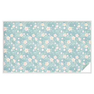 Patterned window film Pastel flowers