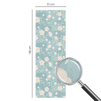 Patterned window film Pastel flowers