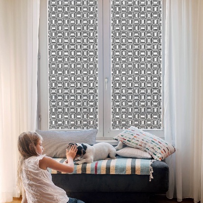 Colored window film stained glass Energetic pattern