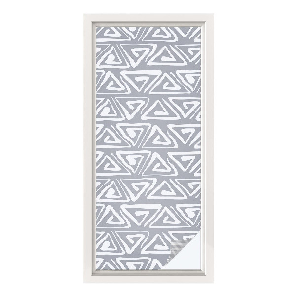 Frosted glass film stained glass effect Geometric minimalism