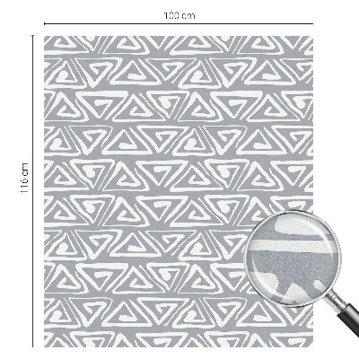 Frosted glass film stained glass effect Geometric minimalism