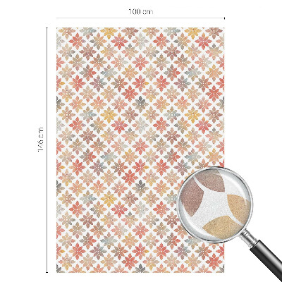 Privacy window film Floral beauty