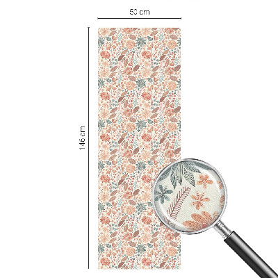 Colored window film stained glass Floral arrangement