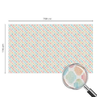 Patterned window film Colorful watercolors
