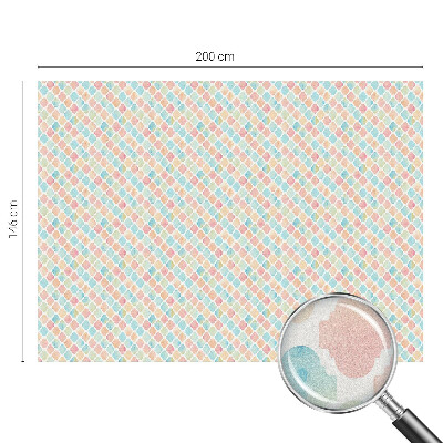 Patterned window film Colorful watercolors