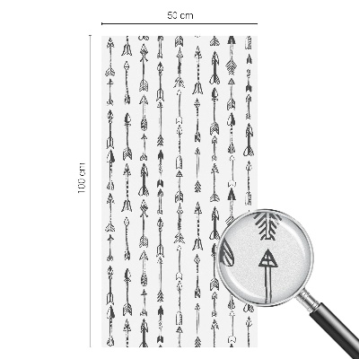 Privacy window film Geometric arrows