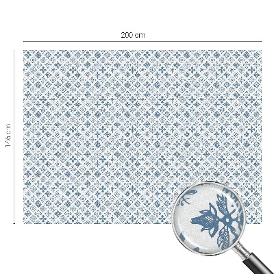 Privacy window film Floral ornament