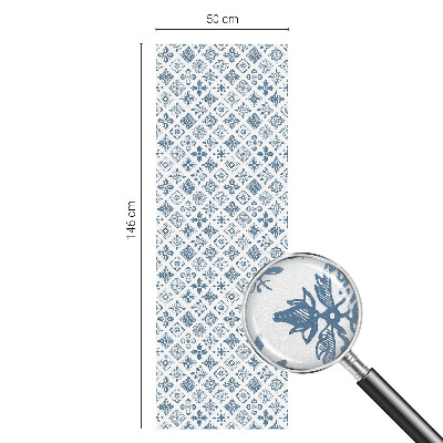 Privacy window film Floral ornament