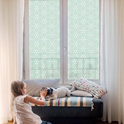 Patterned window film Harmonious structure