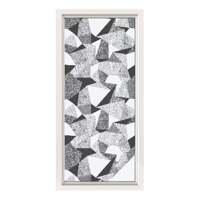 Opaque window film stained glass style Geometric figures