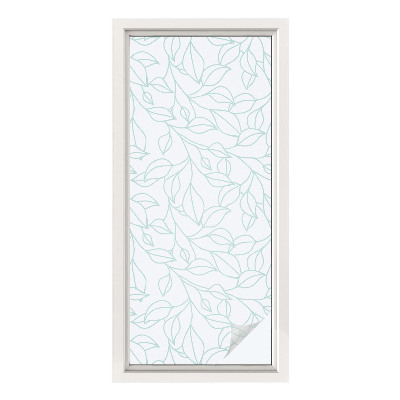 Privacy window film Delicate leaves