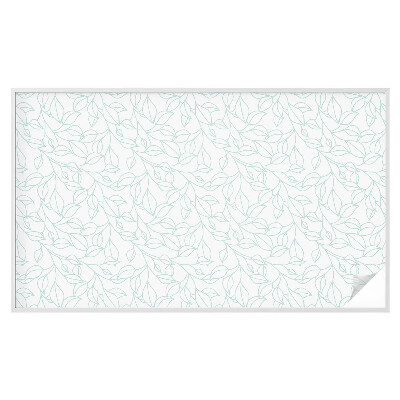 Privacy window film Delicate leaves