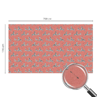 Privacy window film Zebra motif