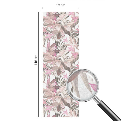 Patterned window film Pastel flowers