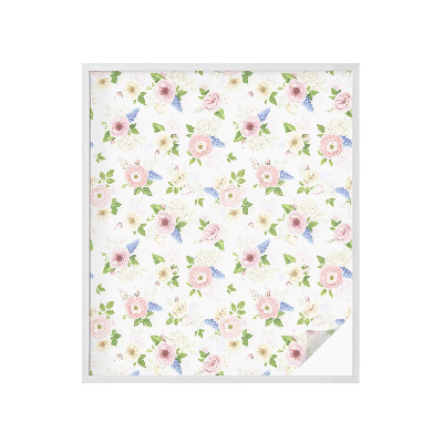 Colored window film stained glass Floral pattern