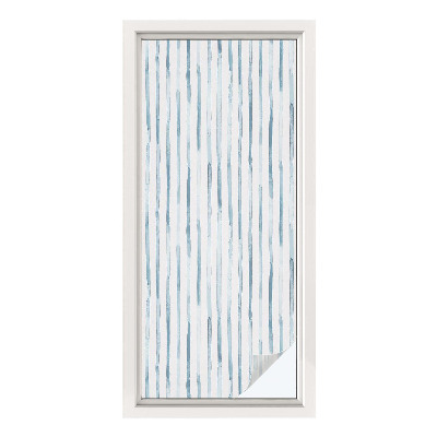 Frosted glass film stained glass effect Vertical stripes