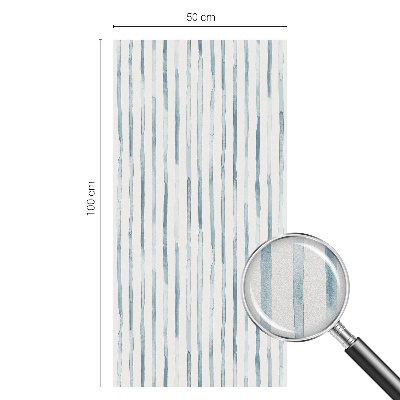 Frosted glass film stained glass effect Vertical stripes