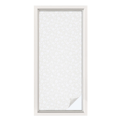 Patterned window film Floral pattern