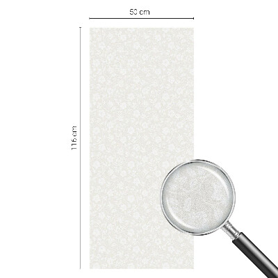 Patterned window film Floral pattern