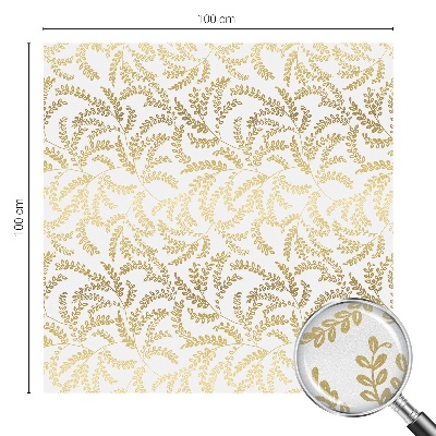 Opaque window film stained glass style Plant pattern