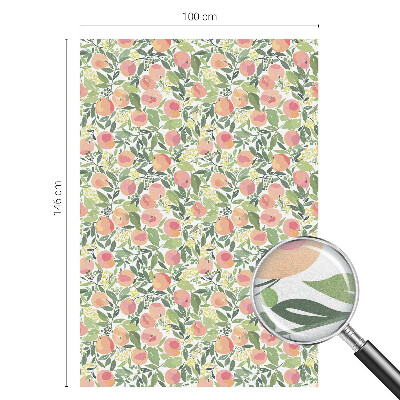 Frosted glass film stained glass effect Fruit pattern