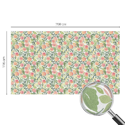 Frosted glass film stained glass effect Fruit pattern