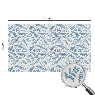 Privacy window film Botanical pattern