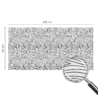 Colored window film stained glass Wood lines