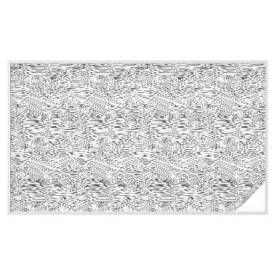 Colored window film stained glass Wood lines