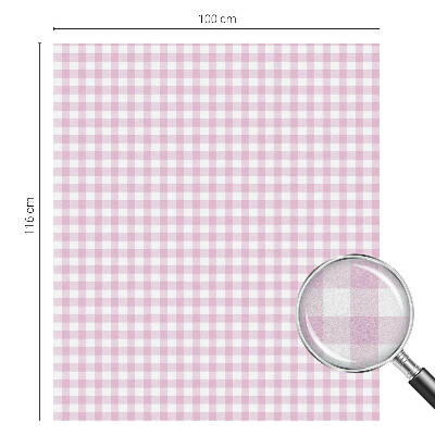 Patterned window film Pastel check
