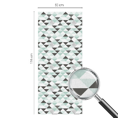 Privacy window film Triangular patterns