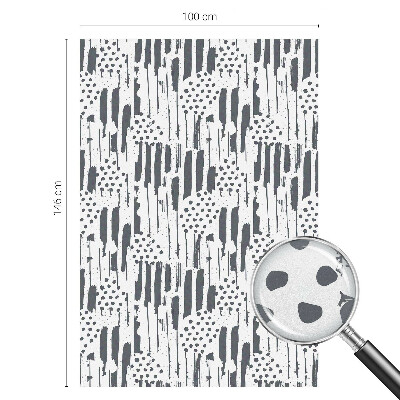 Colored window film stained glass Stripes and dots