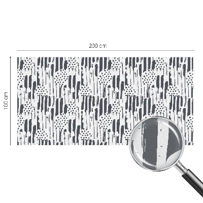 Colored window film stained glass Stripes and dots