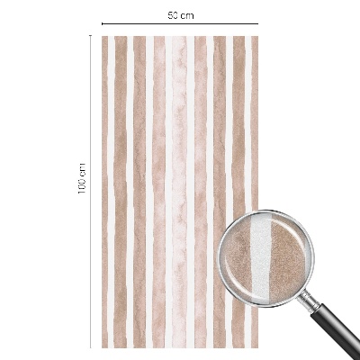 Frosted glass film stained glass effect Brown belts