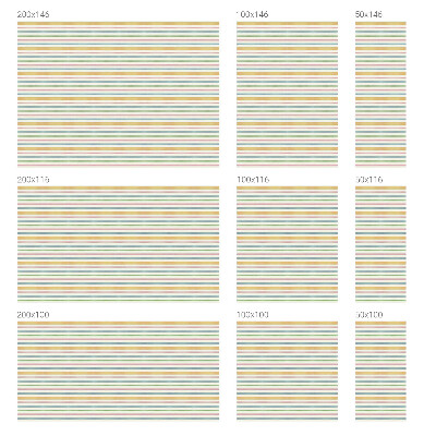Patterned window film Pastel stripes