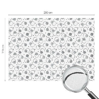 Opaque window film stained glass style Gray wheels