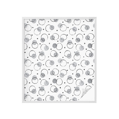 Opaque window film stained glass style Gray wheels