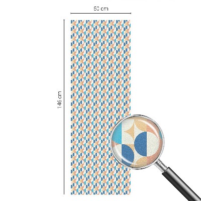 Colored window film stained glass Geometric symmetry