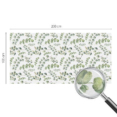 Patterned window film Botanical leaves