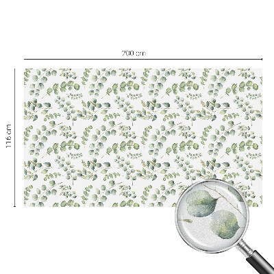 Patterned window film Botanical leaves