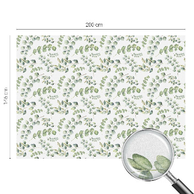 Patterned window film Botanical leaves