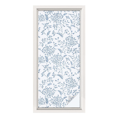 Privacy window film Plant motif