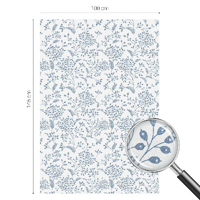 Privacy window film Plant motif