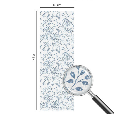 Privacy window film Plant motif